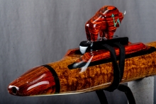 Madrone Burl Native American Flute, Minor, Low C-4, #P9K